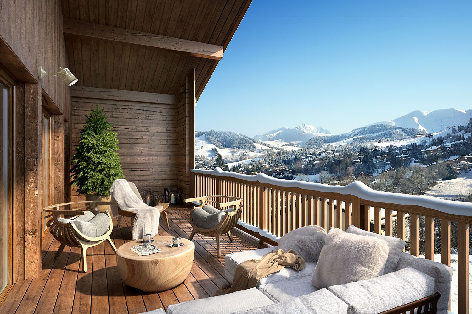 Investir à Megève, L'Altima Avec Vue Sur Le Mont-Blanc | Terrésens